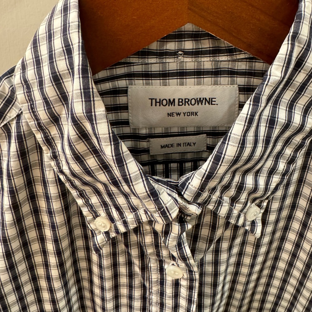 Thom Browne Womens Oxford Shirt Size 40 US 4  XS/S